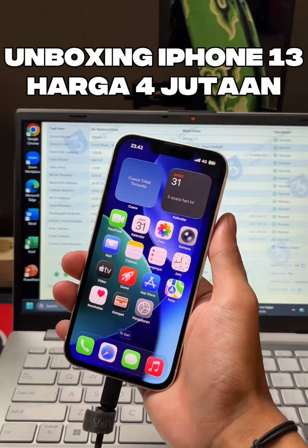 Unboxing iPhone 13 cuma 4 jutaan di Shopee #rekomendasiiphone #reviewiphone #iphone #iphone13 #unboxingiphone 