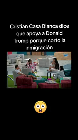 Cristian Casa Blanca dice que apoya a Donal Trump porque corto la inmigración en la mansión de Luinny #liveincentiveprogramme #mansiondeluinny #chisme #cristiancasablanca #karinagarciaoficiall 