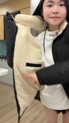 Áo Khoác Phao lót lông cừu #aokhoacphao #phoidoxinh #thoitrangnu #xuhuongtiktok 