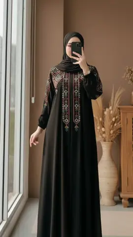 ✨ Tampil Anggun & Elegan di Setiap Momen! ✨ Abaya Turki Premium ini bikin penampilan kamu makin classy 😍 🌸 Bahan premium, jatuh & adem 🌸 Bordir mewah detail rapi 🌸 Cocok untuk kondangan, lebaran, atau acara spesial 💃 Ready warna Jetblack elegan — bikin kamu tampil beda dari yang lain! #abaya #abayastyle #ootdhijab #fypシ #fyp 