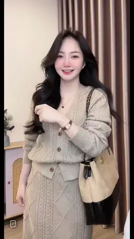 ( Hàng QCCC L1 ) Sét Váy Len  Dáng Dài#setvaylen#thoitrangnu#fyp#xuhuongtiktok#
