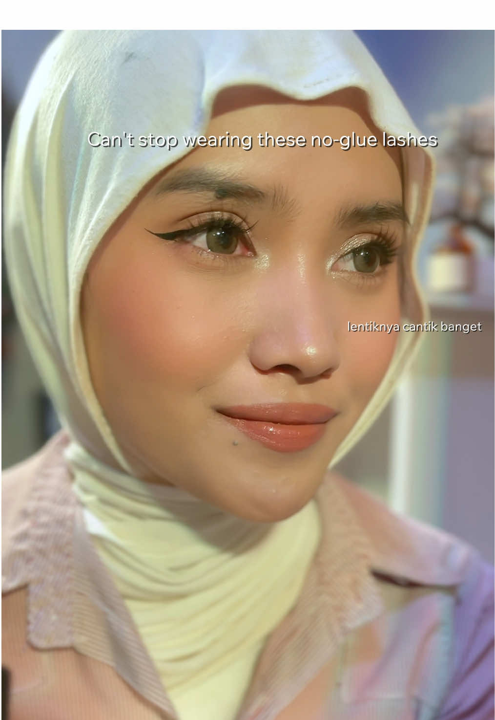 baru tau bulu mata hasilnya bisa secakep ini tanpa lem🧐🫶🏻 #bqilashid #bulumatapalsu #bulumatapalsumurah 