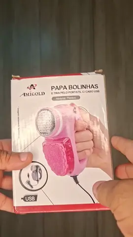 USB Papa Bolinhas Tira Pelos Portáti Com Cabo Usb Bivolt Ele não é recarregável 
