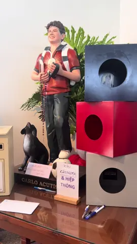 Cùng đến và chiêm ngắm Phép Lạ Thánh Thể 🙏🏻❤️❤️ #ThanhCarloAcutis #TrungTâmHànhHươngĐứcMẹNúiCúi