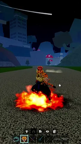 Tiger Fruit - Fury Meter Transformation Showcase #viral #roblox #bloxfruit #trending #viral 