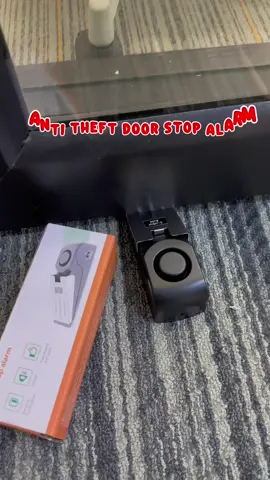 Anti theft door stop alarm keep your family safe #fyp #daily #homeoffice #emergency #antitheft 