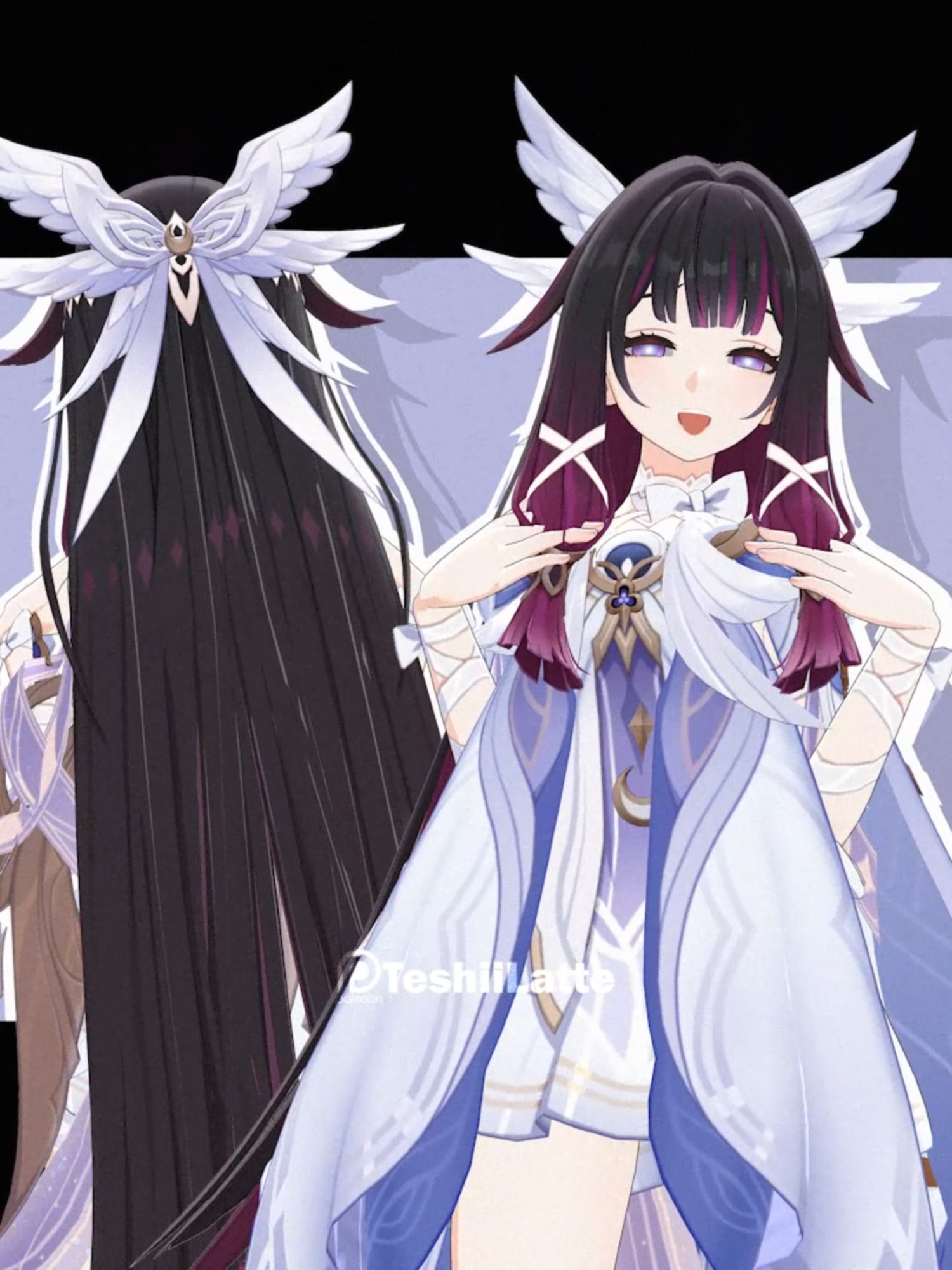 Columbina yezzir! 😳 #columbina #コロンビーナ #哥伦比娅 #genshinimpact #animation