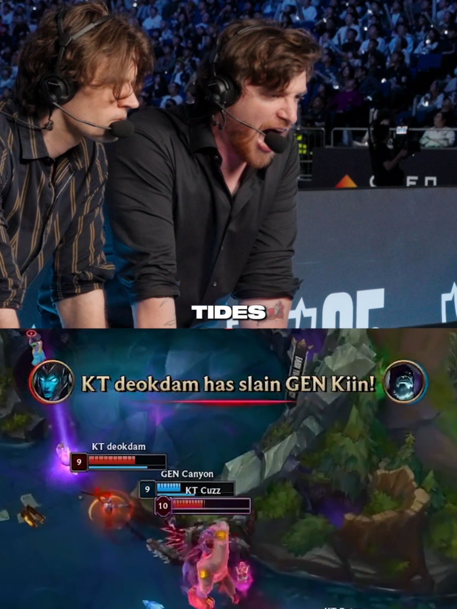 KT ROARRRRR TO LIFE 🗣️🔥 #leagueoflegends #lolesports #Worlds2025
