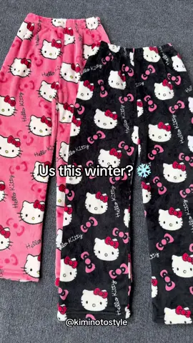 Tag him/her ASAP 💗🖤 #hellokitty #hellokittygirl #hellokittylover #hellokittypajamas #couples 