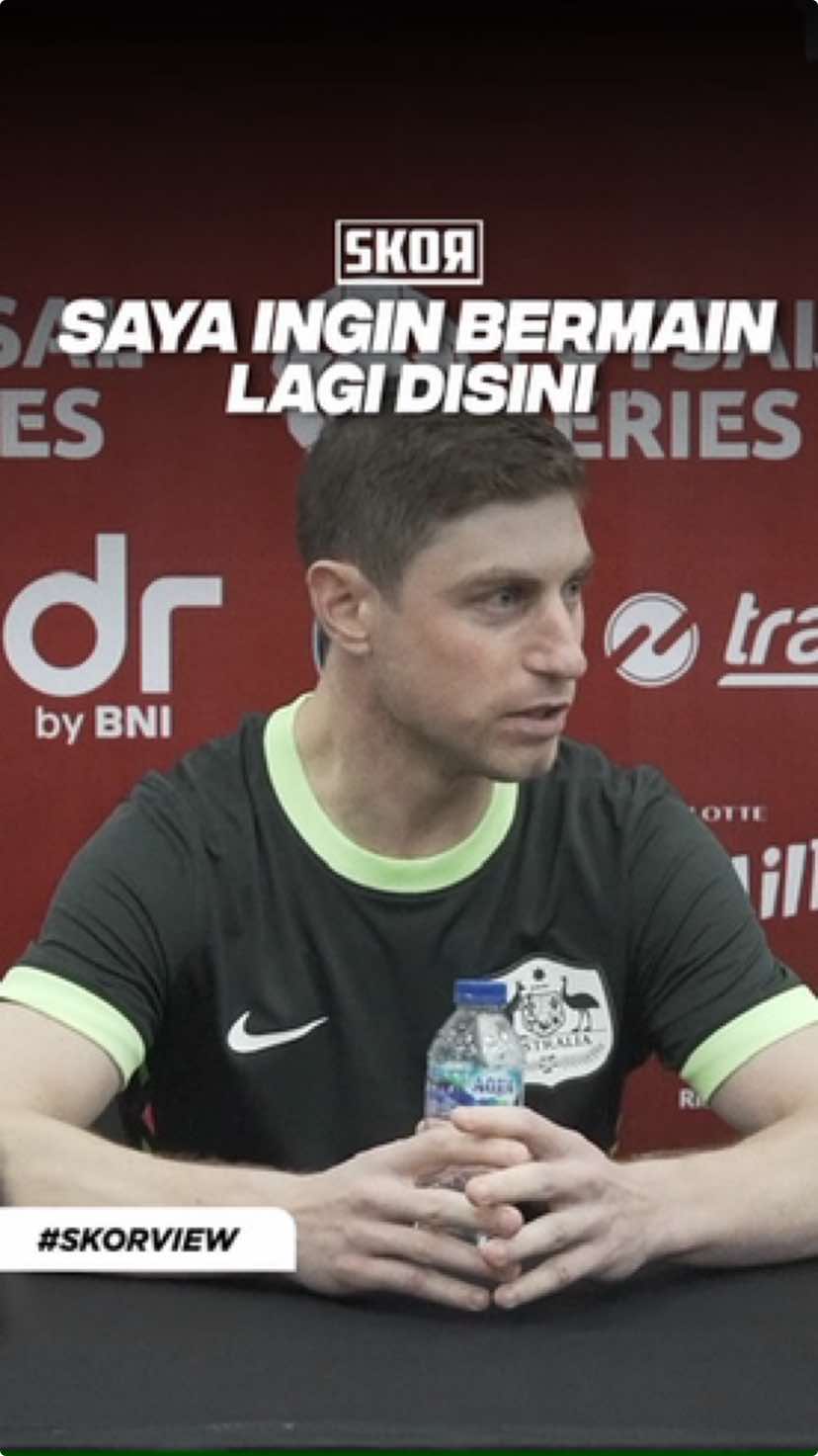 Kapten Australia, Wade Matthew Giovenali mengatakan bahwa atmosfer seperti di Indonesia Arena tidak ada di Australia dan ia tidak sabar untuk bermain lagi di sini🥶 #skorview #futsalseries #timnasfutsal