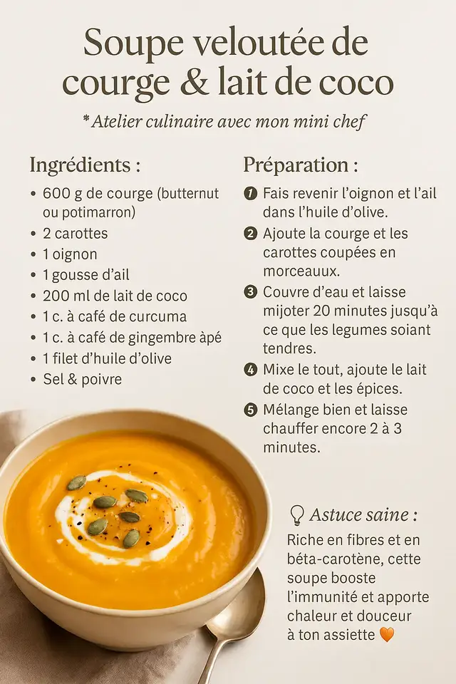 #courge #energiepositive #repasléger #reeducationalimentaire 