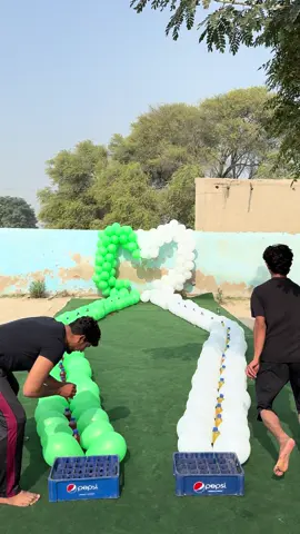 Amazing Bottle & Balloons Game, who will win? 🏆 