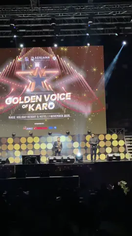 Penampilan duet Keren dan kece di Top 12 Besar GOLDEN VOICE Of KARO guys??? 📍Mikie Holiday Resort & Hotel 1 November 2025 No urut 1 @golden_voice_of_karo  @kalak_karo