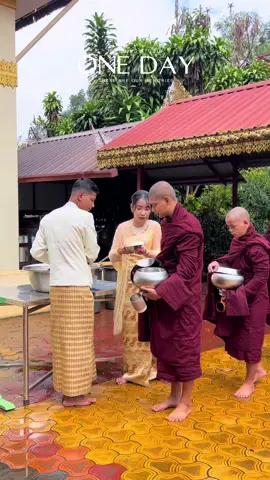 မဂ်လာဦးဆွမ်းကပ်လေး📸💍#onedaystudio #ပြင်ဦးလွင် #prewedding #Pyinoolwin #wedding 