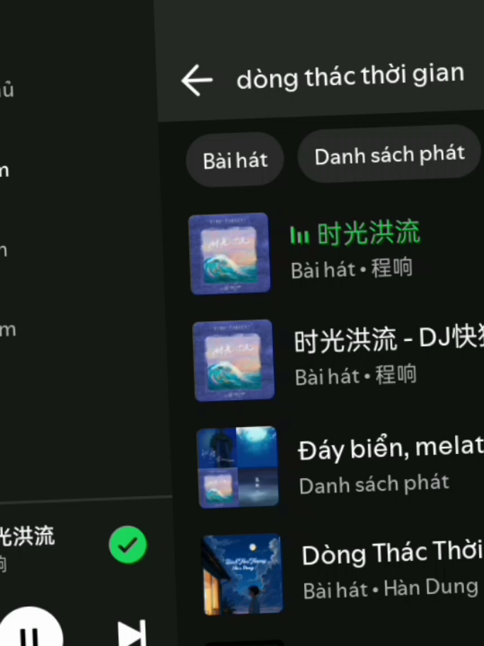 DÒNG THÁC THỜI GIAN Remix #music #spotify #lyrics #chill 