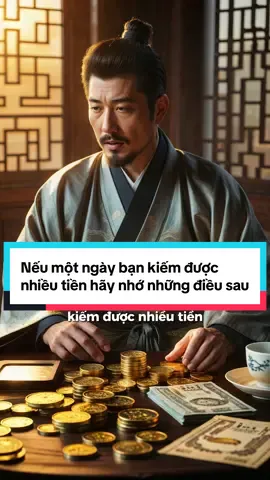 Nếu một ngày bạn kiếm được nhiều tiền, rất nhiều tiền, hãy nhớ những điều sau. #baihoccuocsong #trietlycuocsong 