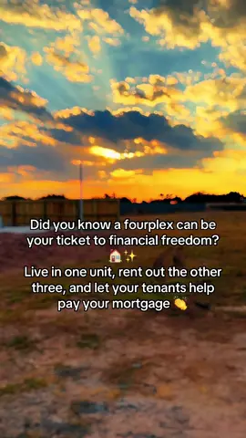 Thinking about buying your first home? Make it a fourplex and let your tenants pay YOUR bills. 💕🏡 #HouseHack #SmartInvesting #firsttimehomebuyer #fyp #buyertips 