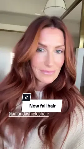 Spiced up the red hair for fall 