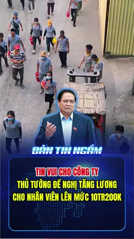 Tin vui cho người dân được tăng mức lương cơ bản #xuhuong #thoisu #tinnongtrongngay #tintuc #vtvcab 