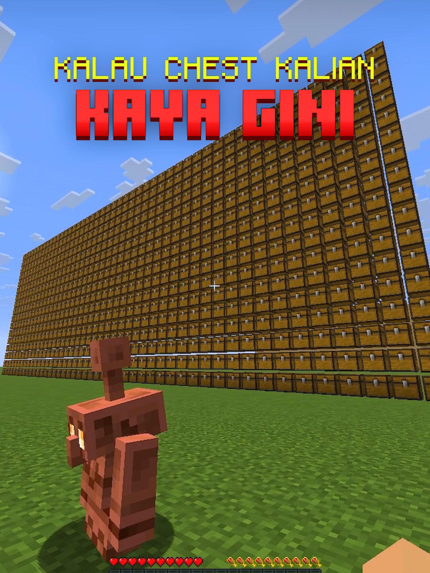 Cara Menggunakan COPPER GOLEM dengan BENAR! #Minecraft #fyp