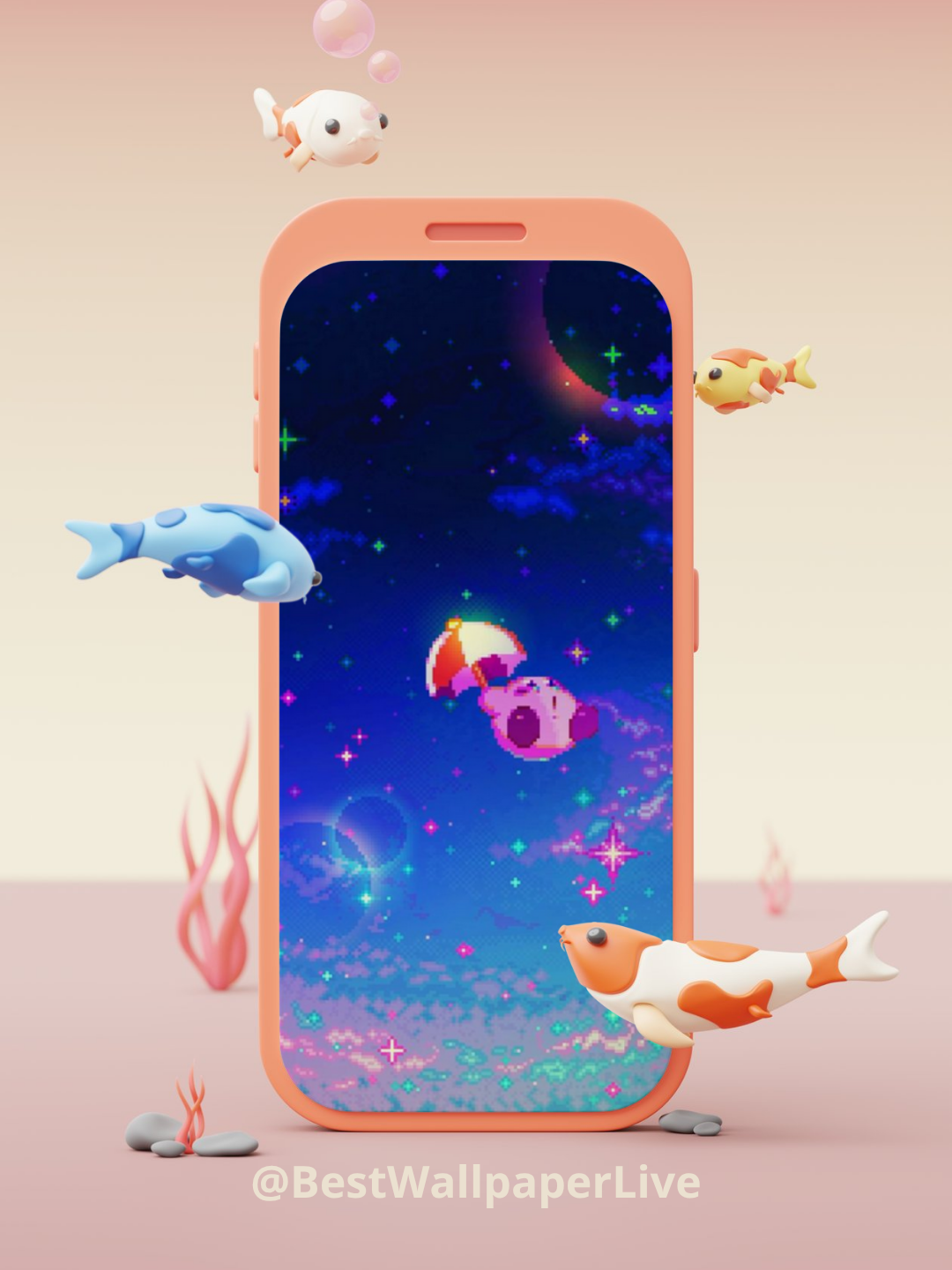 Pixel Kirbii 🌺 #livewallpaper #foryou #ios #android