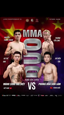 Hà Thế Anh + Thành Thoan 🇻🇳 đối đầu với 2 võ sĩ đến từ Trung Quốc 🇨🇳 #lionchampionship #hightlight #thanhthoan #hta #hatheanhmma 