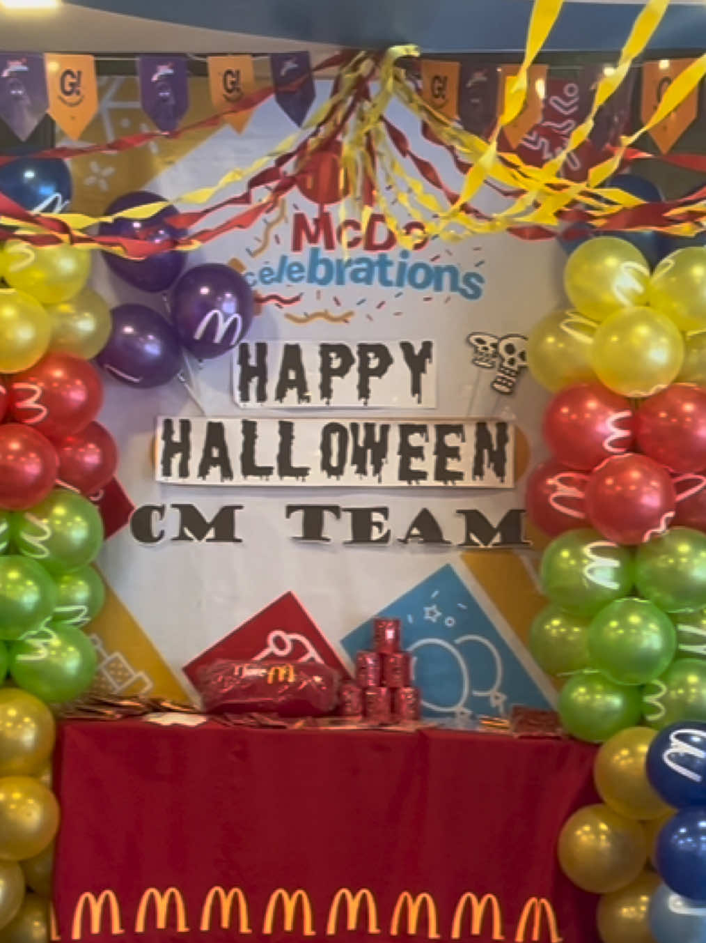 Halloween party with the team! 🎃 #halloween2025 #mcdocelebrations 