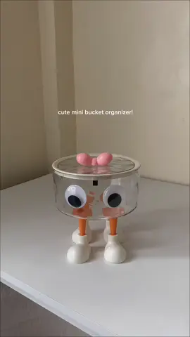cuteeest bucket storage organizer? i got uuu!!! #organizer #organizers #organizerstorage #bucketstorage 