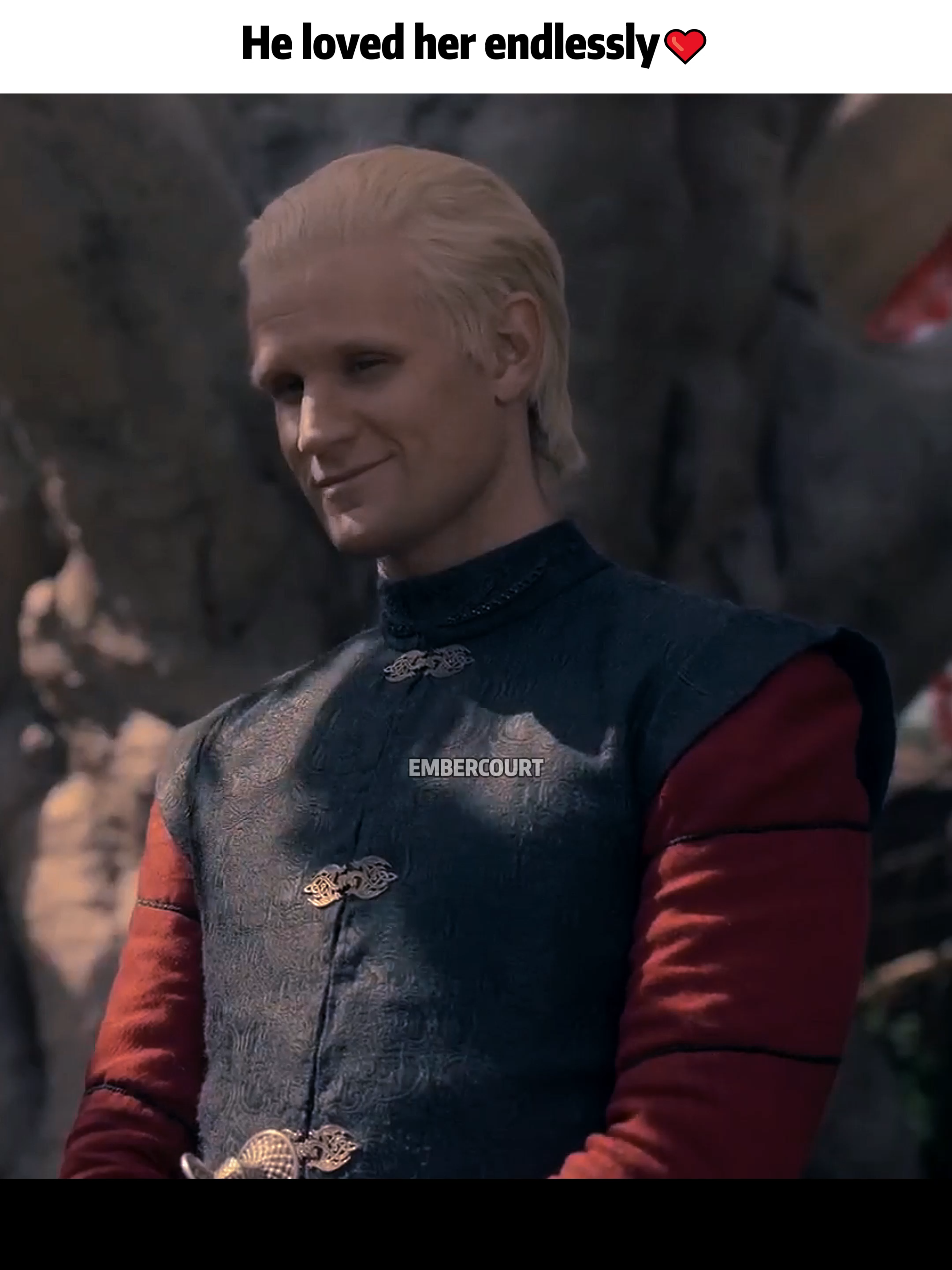 Daemon and Rhaenyra Love Story❤️(House of the Dragon) - - - The love story of Daemon and Rhaenyra Targaryen is one of fire, passion, and power an unyielding bond forged through ambition and desire. Daemon’s bold spirit mirrors Rhaenyra’s fierce will, creating a union that defies both tradition and judgment. Together, they stand as equals in strength and flame, their love both unbreakable and perilous. Through them, we learn that love among the powerful is never gentle; it burns with devotion, control, and the hunger for destiny. Their passion inspires greatness yet awakens darkness, reminding us that love bound to power can create both glory and ruin. Copyright Disclaimer Under Section 107 of the Copyright Act 1976, allowance is made for 