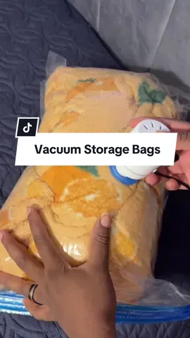If your are moving or just limited on storage space..you need these vacuum storage bags! #TikTokShopBlackFriday #vaccumeseal #storagesolutions #organizedhome 