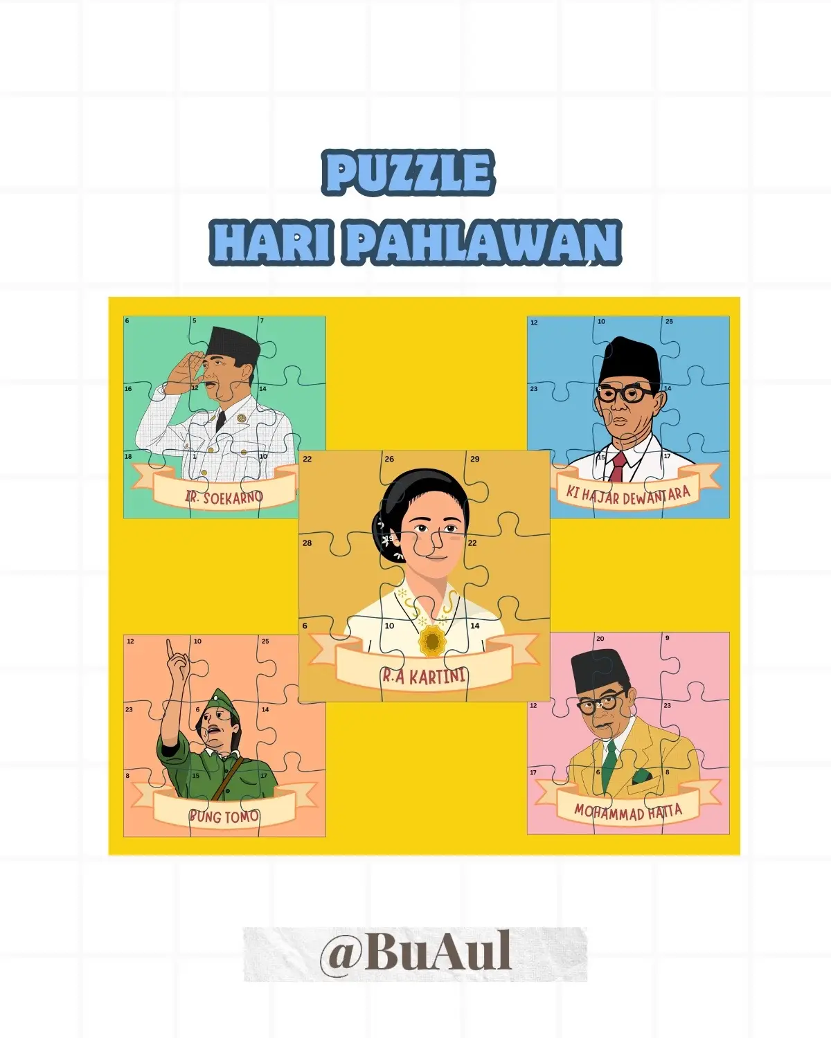 Memeriahkan hari pahlawan tanggal 10 November dengan melakukan kegiatan berhitung dan menyusun puzzle pahlawan✨🇮🇩🦸‍♀️🦸‍♂️ #haripahlawan #10november #puzzle #kegiatanharipahlawan #fyp 