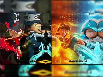 battle antar elemen🗿 #boboiboyice #boboiboyblaze #fyp #boboiboyhalilintar #boboiboytaufan 