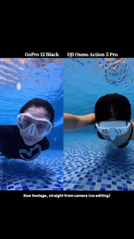 GoPro or DJI？🩵💙🌊 . #actioncamera  #gopro #dji #djiosmoaction5pro #underwater 