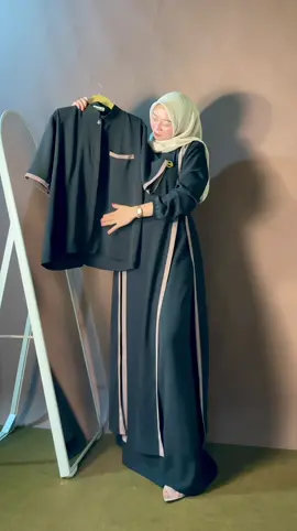 Ga perlu ribet cari kembaran baju lagi kalau ada couple seCAKEP ini!!✨ #gamiscouple #abaya #setcouple #bajukoko #outfitraya 