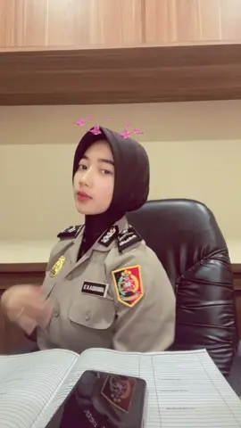 hijab dinas andalan 💗💗 #polwan #fyp 