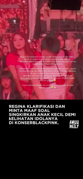 udah minta maaf yagesya #reghinaphoenix #blackpink 