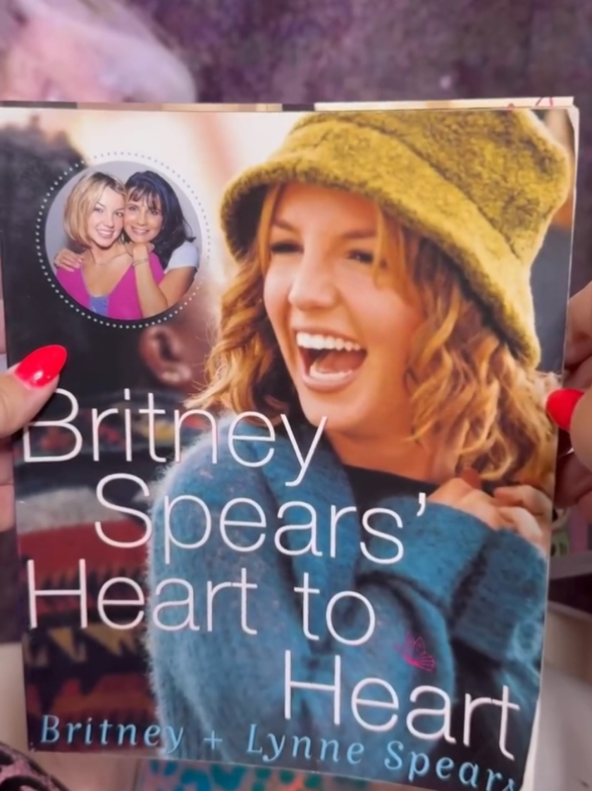 Who remembers and/or used to have this Britney Spears book growing up?!  #interesting #amusing #britneyspears #nostalgicbritneyspears #90sthrowback 