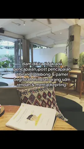 ga bisa liat org lain maju