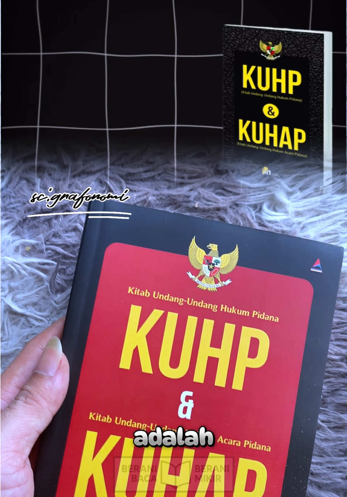Buku KUHP dan KUHAP..!!! #hukumindonesia #pasal 