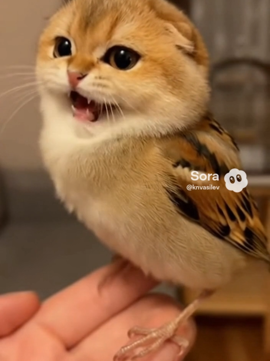 Уроки вокала от Кеши 😸🐦 Больше промтов на котогибридов в моем тгк ➡️ https://t.me/Ohmy_juliet #котогусеница #sora2 #sora2prompt 