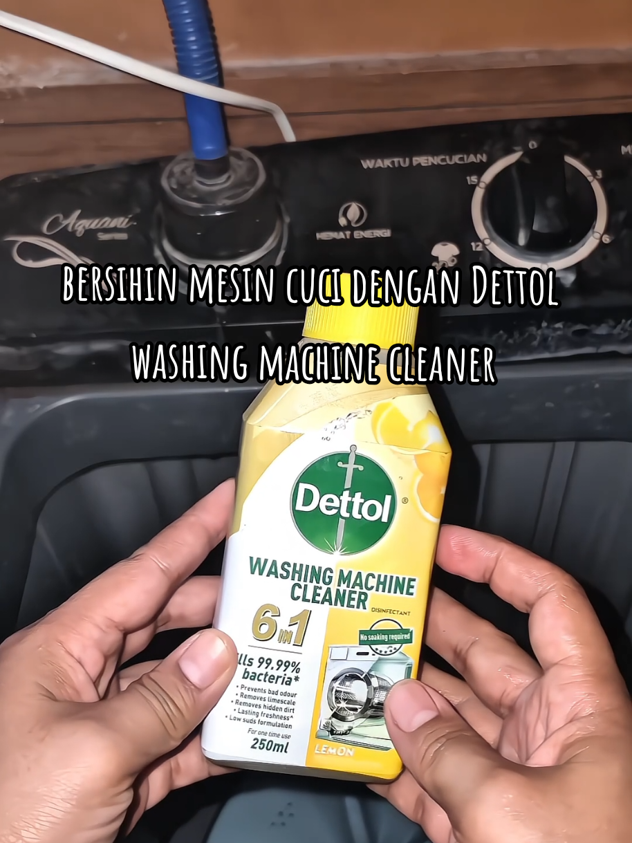 Bersihin mesin cuci dengan Dettol washing machine cleaner #adayinmylife #dailylife #kegiataniburumahtangga #kehidupanrumahtangga 