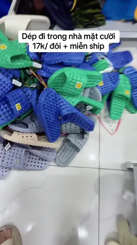 Dép đi trong nhà mặt cười  17k/ đôi + miễn ship #depnhua #depditrongnha #depdinhatam #depvanphong 