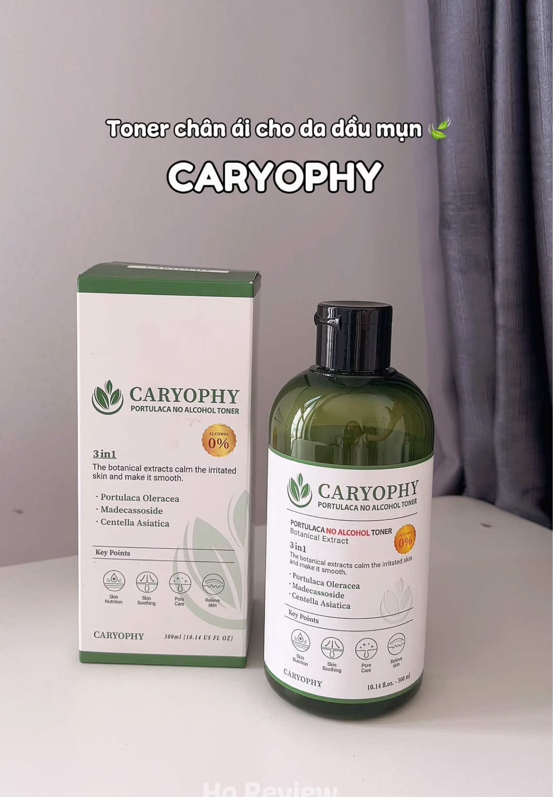 Da dầu mụn nên chọn toner Caryophy nha mấy bà ✨ êm lắm kiềm dầu kháng viêm đỡ mụn 🍃 #caryophy #tonercaryophy #tonercaryophygiammun #tonerdadaumun #caryophyvietnam 