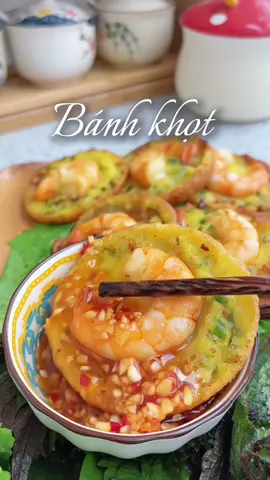 Lười nấu cơm quá thì làm mẹt bánh khọt chơi chơi ạ #banhkhot #cooking #nauancungtiktok #venhaancom #monngon 