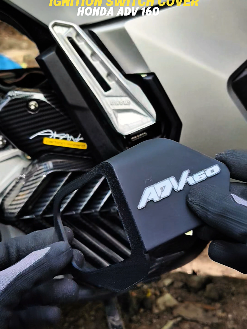 Ignition switch cover Honda adv 160 w/emblem #ignitionswitchcover 
