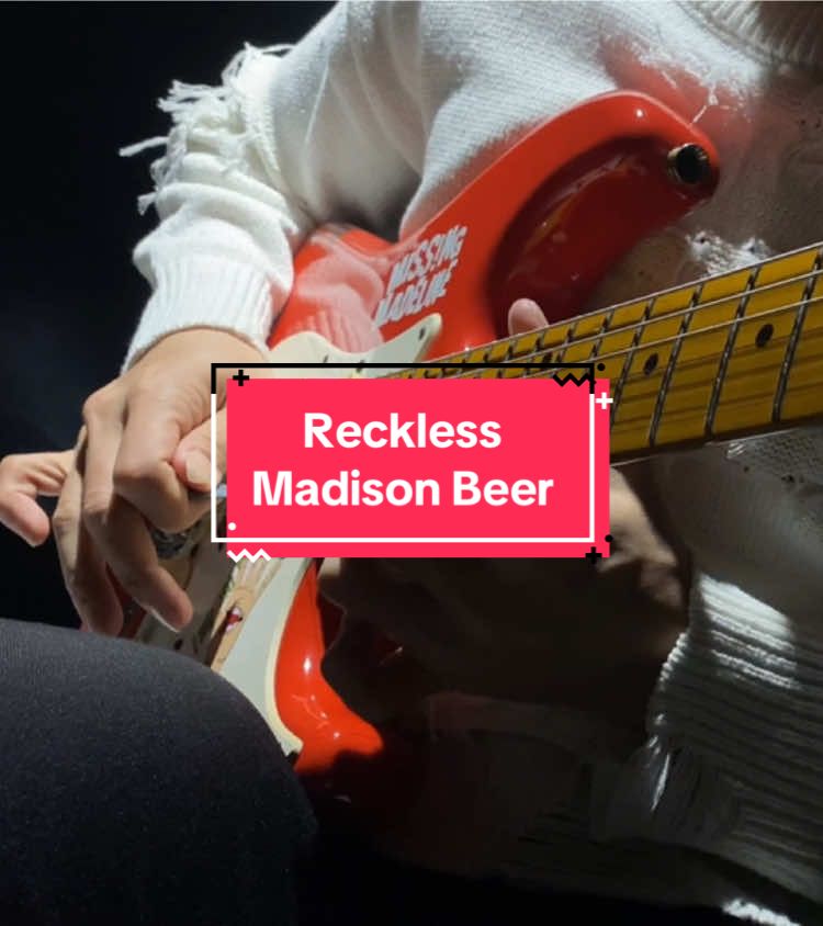 Reckless @madison beer  #guitartok #fyp #music 