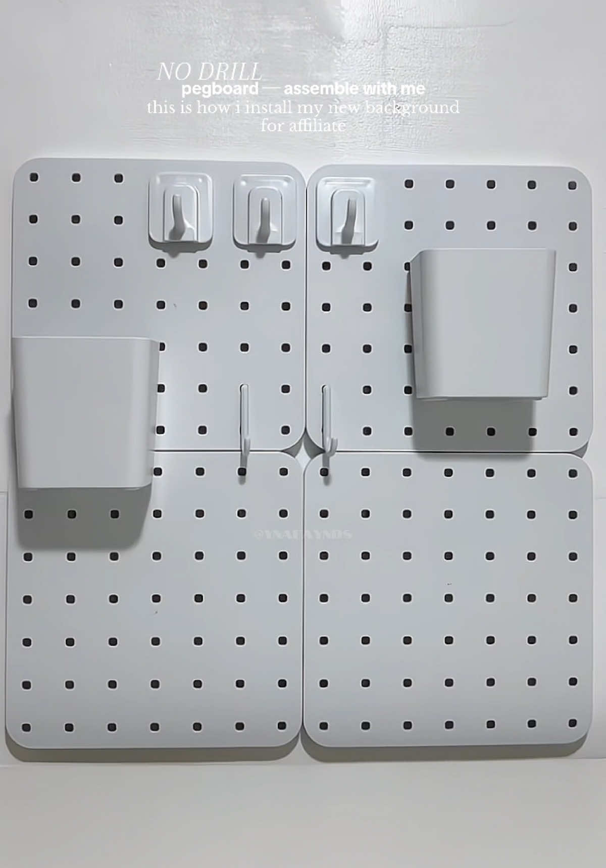 love my new set up! perfect talaga for affiliates to ✨ #pegboard #background #pegboardsetup #recommended #foryoupage @Starlight City. 