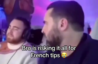 Wad and LosPollosTV are risking it all for French tips 😭 #lospollostv #wad #losdad #frenchtips 