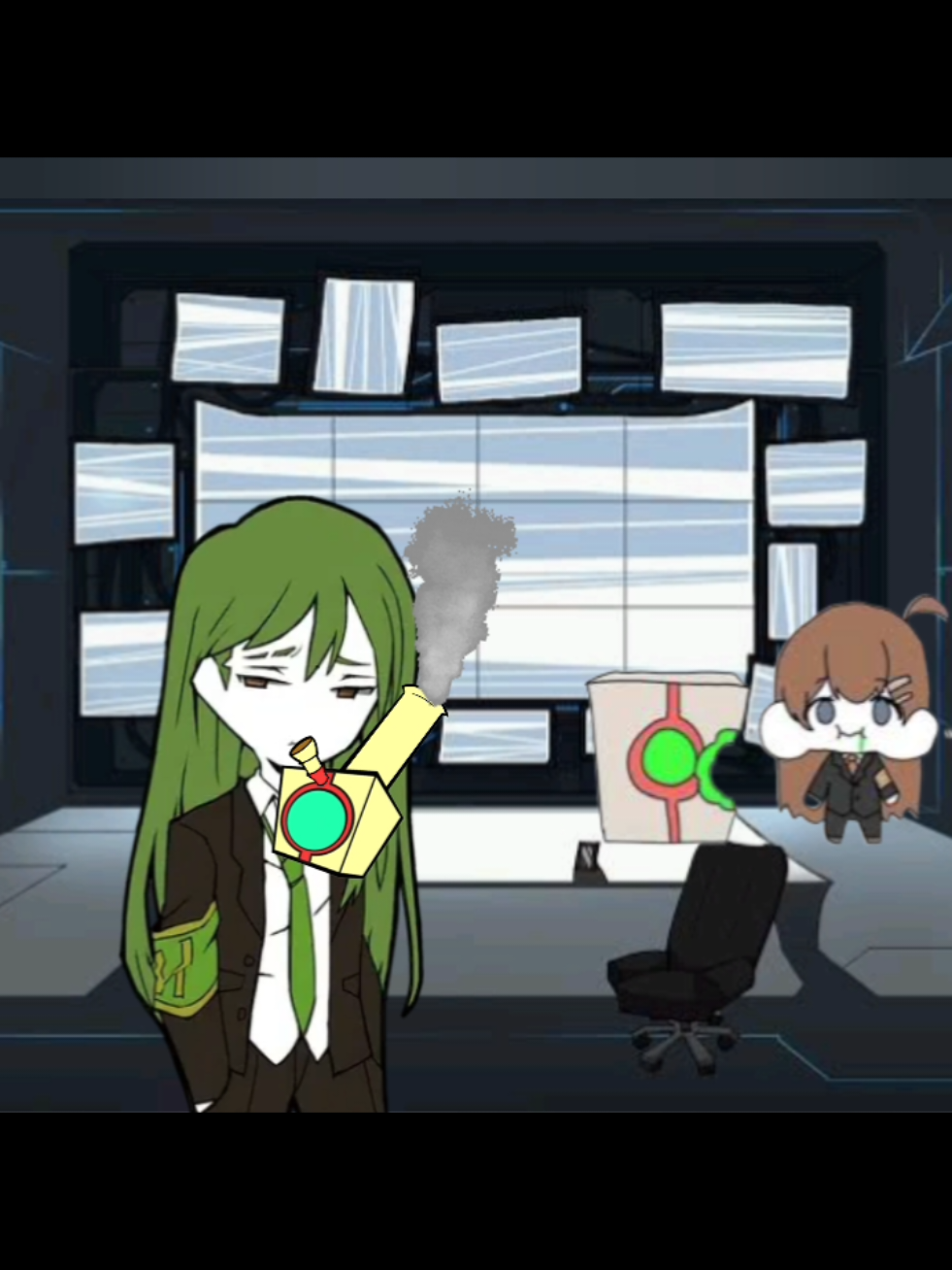 Redhood crashout becuase QoH thought they were KoolAid😿 .  .  .  #limbuscompany#projectmoon#projectmoon🔑🌙#lobotomy#lobotomycorporation 