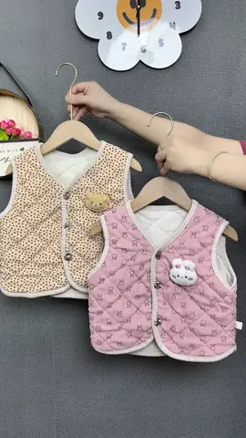 Áo gile trần bông siêu xinh cho bé😘😘#xuhuong #thoitrangtreem #quanaotreem #gilechobe #Tiemnhana 